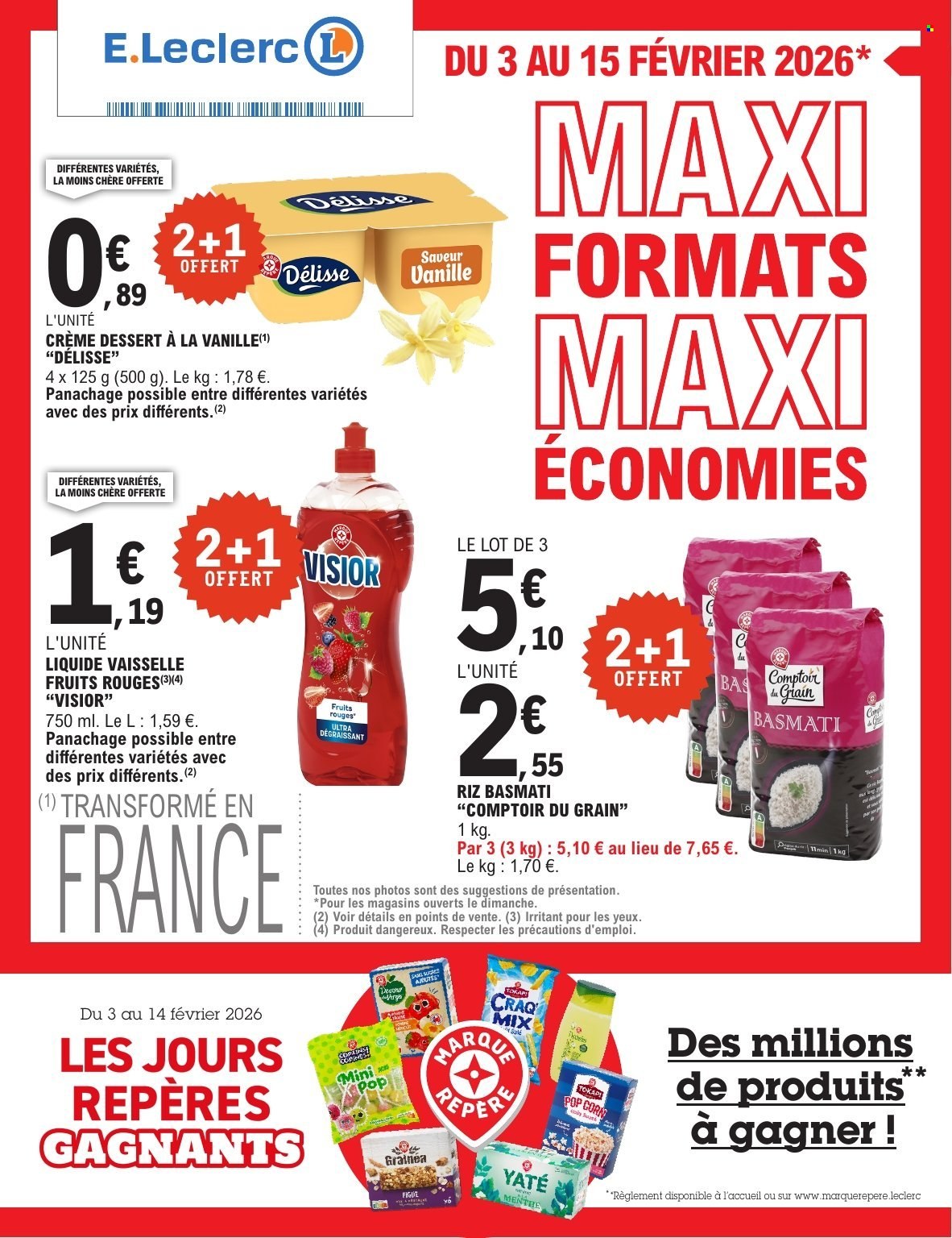 Catalogue E.Leclerc - 03/02/2026 - 14/02/2026. Page 1