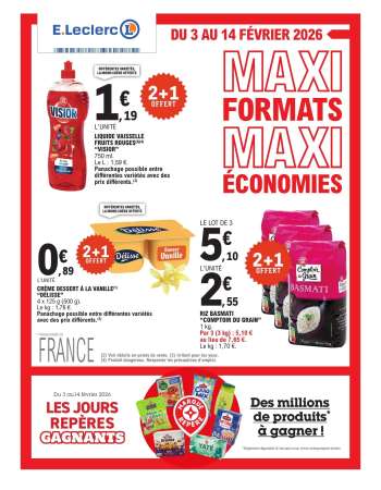 Catalogue E.Leclerc - 03/02/2026 - 14/02/2026.