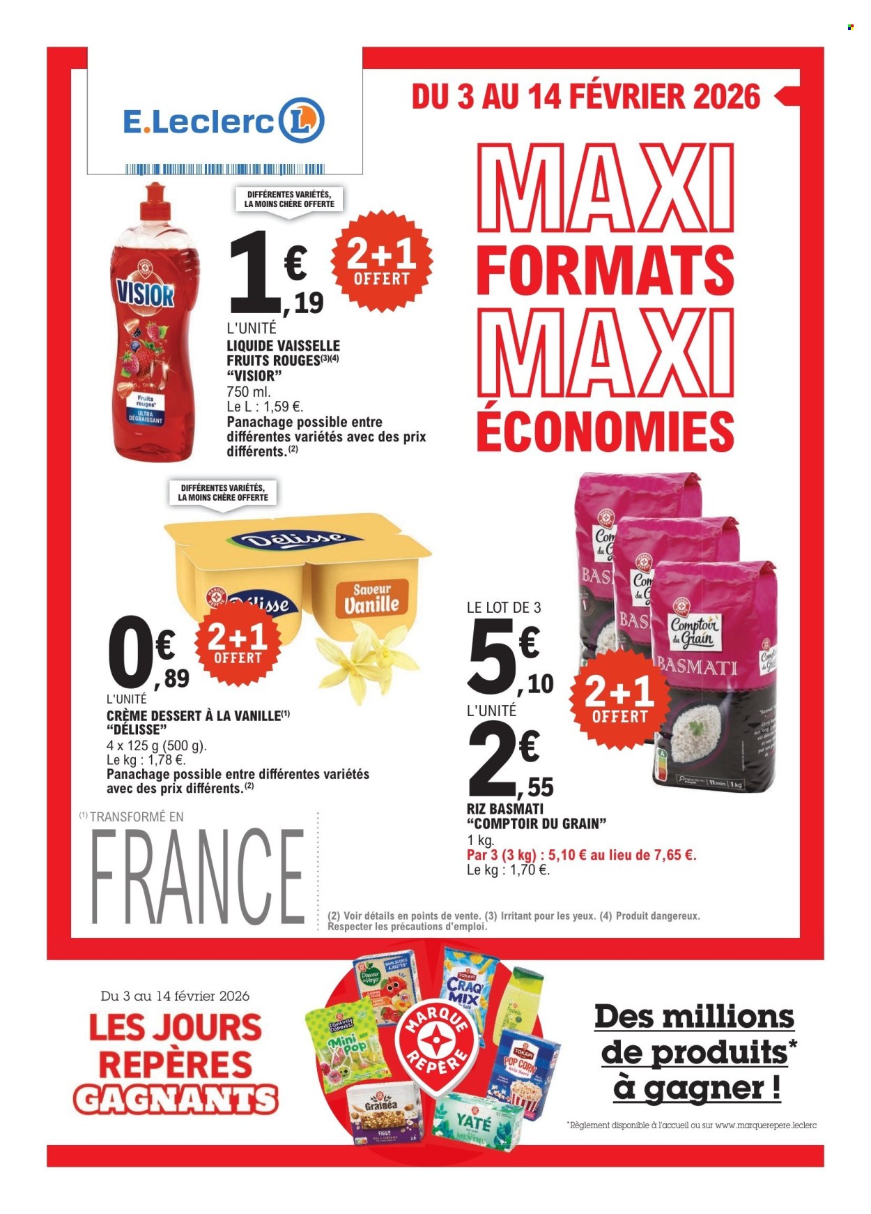 Catalogue E.Leclerc - 03/02/2026 - 14/02/2026. Page 1