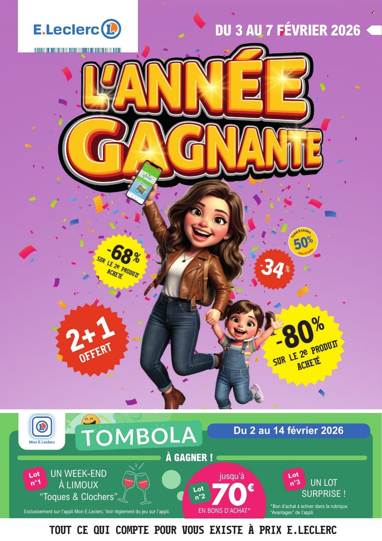 Catalogue E.Leclerc - 03/02/2026 - 07/02/2026. Page 1