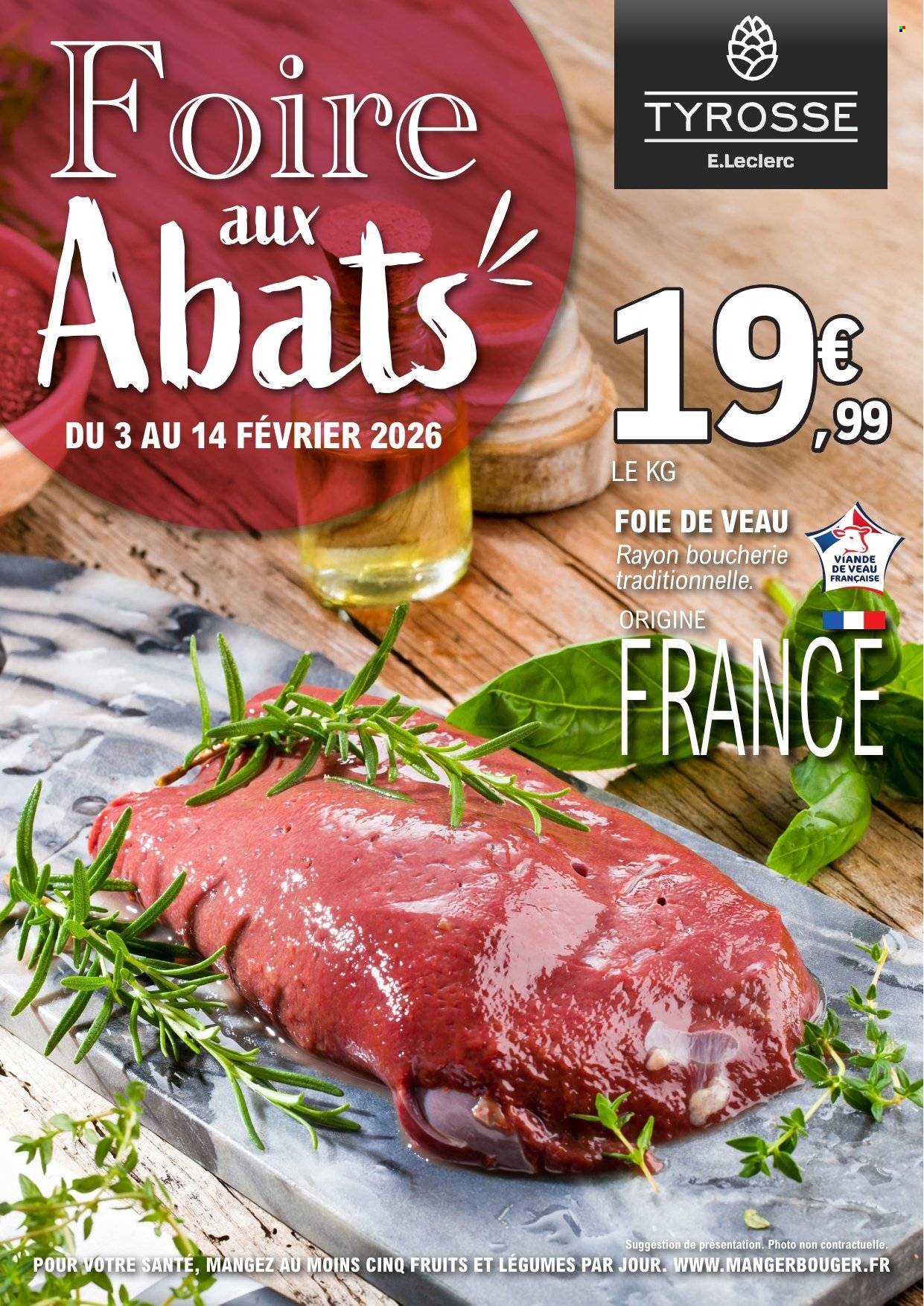 Catalogue E.Leclerc - 03/02/2026 - 14/02/2026. Page 1