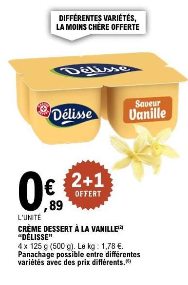 CRÈME DESSERT À LA VANILLE “DÉLISSE”