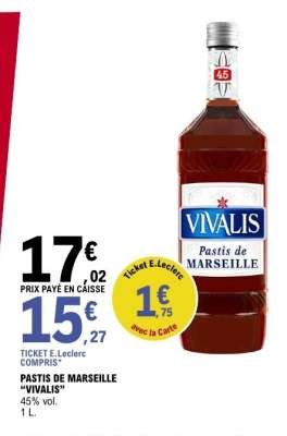 Pastis de Marseille 'Vivalis'