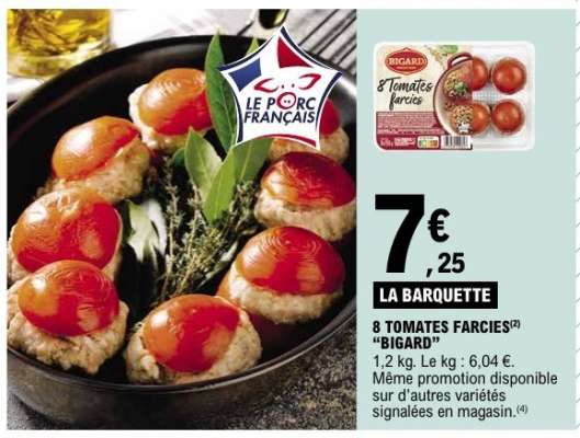 8 TOMATES FARCIÈS 'BIGARD'