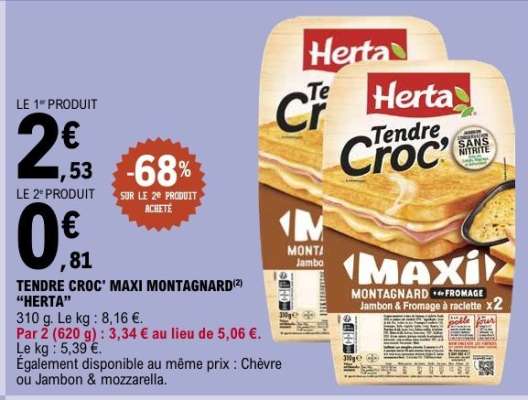 TENDRE CROC' MAXI MONTAGNARD HERTA