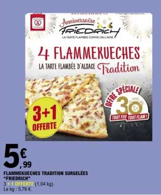FLAMMEKUECHES TRADITION SURGELÉES “FRIEDRICH”