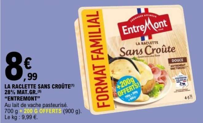 La Raclette Sans Croûte