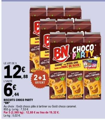 Biscuits Choco Party 'BN'