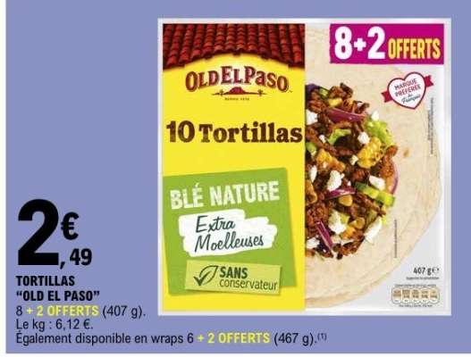 TORTILLAS “OLD EL PASO”