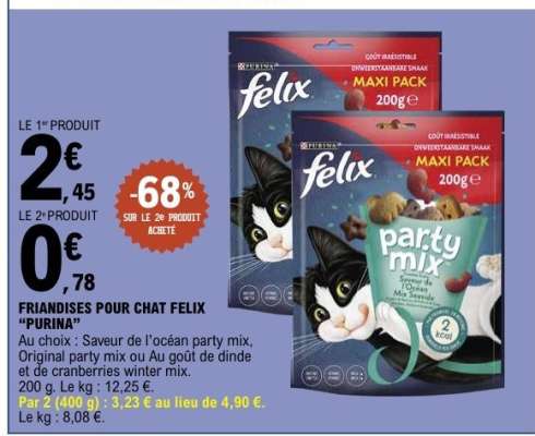 FRIANDISES POUR CHAT FELIX “PURINA”