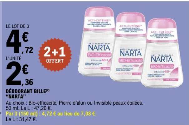 Déodorant Bille Narta
