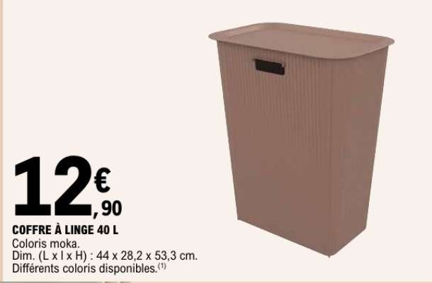 COFFRE À LINGE 40 L