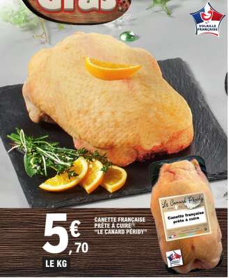 Canette Française Prête à Cuire "Le Canard Peridy"