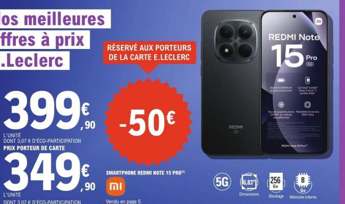 SMARTPHONE REDMI NOTE 15 PRO