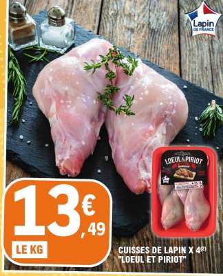 Cuisses de lapin x 4 "Loeul et Piriot"