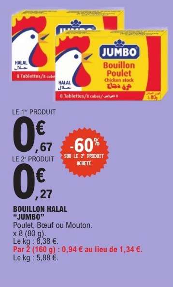 Bouillon Halal 'Jumbo'