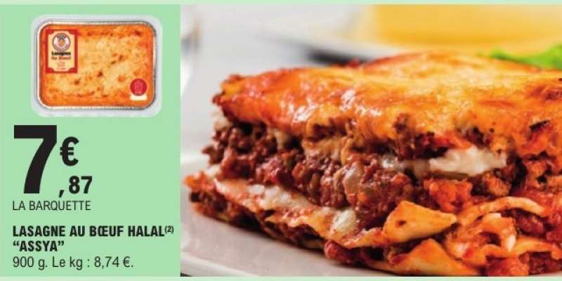 LASAGNE AU BŒUF HALAL "ASSYA"
