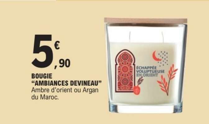 BOUGIE “AMBIANCES DEVINEAU”