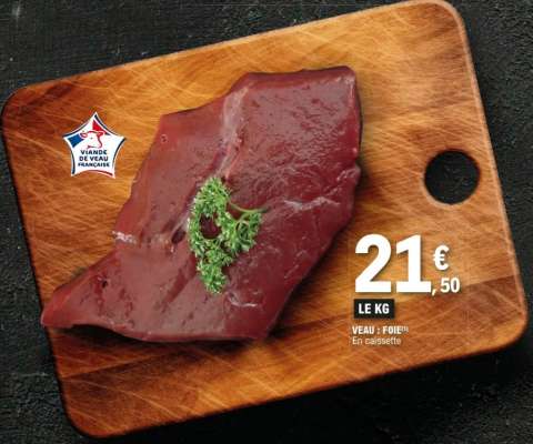 Veau : Foie