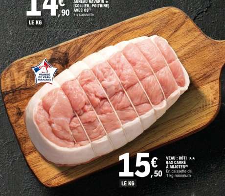 VEAU - RÔTI BAS CARRE A MIJOTER