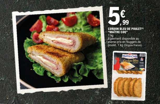 Cordon Bleu de Poulet 'Maître Coq'