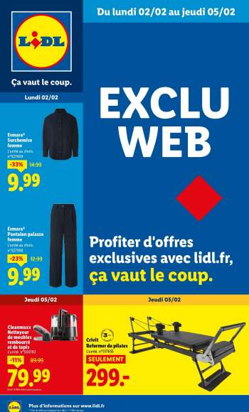 Catalogue Lidl - 02/02/2026 - 05/02/2026.