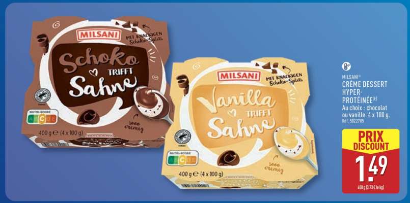 MILSANI® CRÈME DESSERT HYPER-PROTÉINÉE