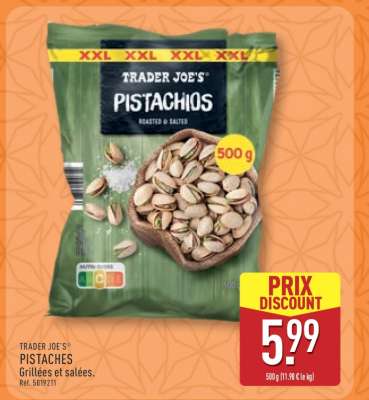 TRADER JOE'S PISTACHES