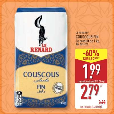 LE RENARD Couscous fin