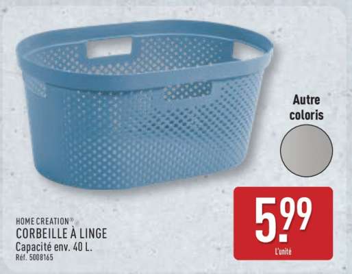 HOME CREATION® CORBEILLE À LINGE