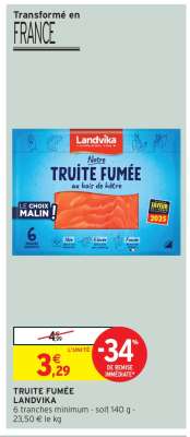 Truite Fumée Landvika