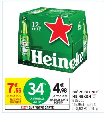 Bière Blonde Heineken*