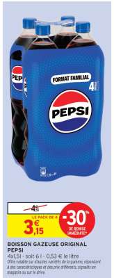 Boisson Gazeuse Original Pepsi