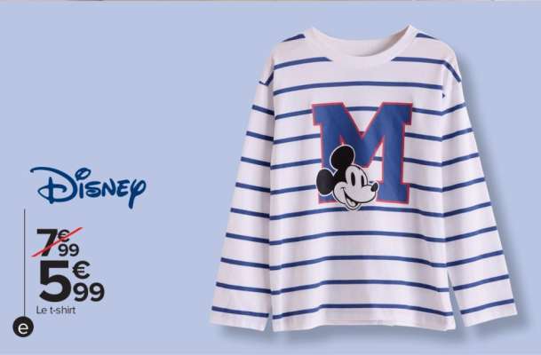 Disney Le t-shirt