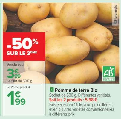 Pomme de terre BIO