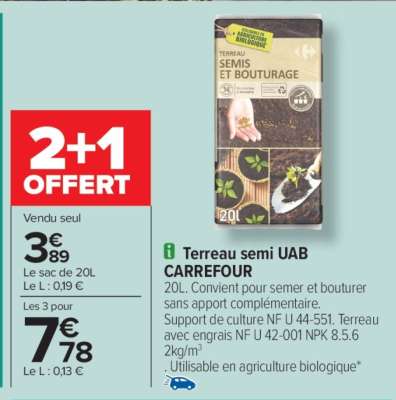 Terreau semi UAB CARREFOUR