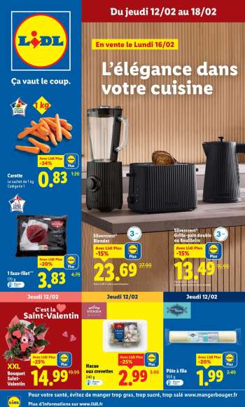 Catalogue Lidl - 12/02/2026 - 18/02/2026.