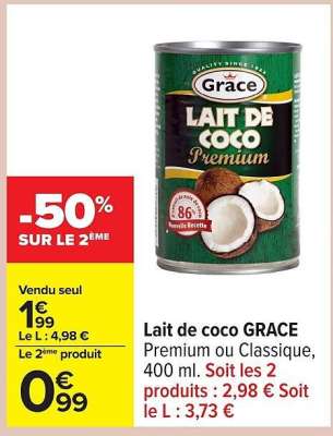 Lait de coco GRACE