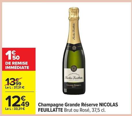 CHAMPAGNE GRANDE RÉSERVE NICOLAS FEUILLATTE