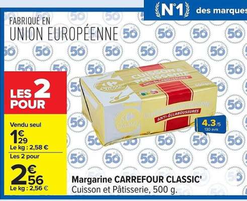Margarine CARREFOUR CLASSIC'