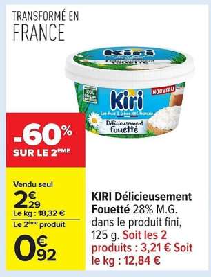 KIRI Délicieusement Fouetté
