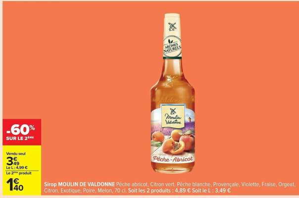 Sirop Moulin De Valdonne