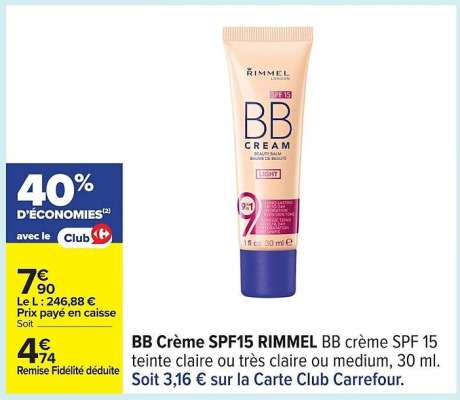 BB Crème SPF15 RIMMEL