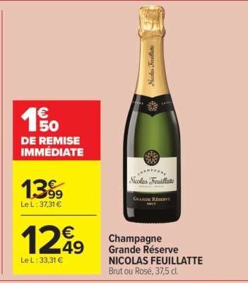 CHAMPAGNE GRANDE RÉSERVE NICOLAS FEUILLATTE