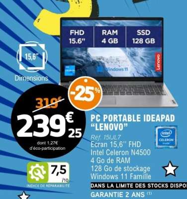 PC PORTABLE IDEAPAD "LENOVO"