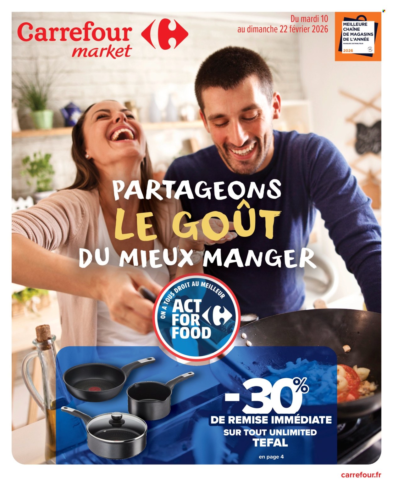 Catalogue Carrefour Market - 10/02/2026 - 22/02/2026. Page 1