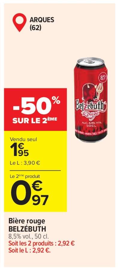 Bière rouge BELZÉBUTH