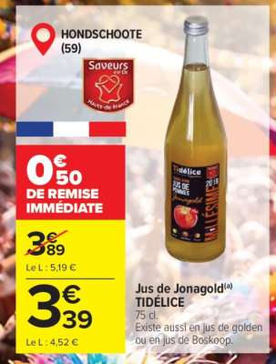 Jus de Jonagold TIDÉLICE