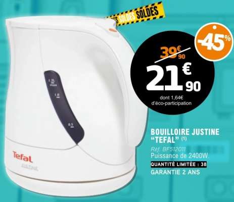 BOUILLOIRE JUSTINE “TEFAL”