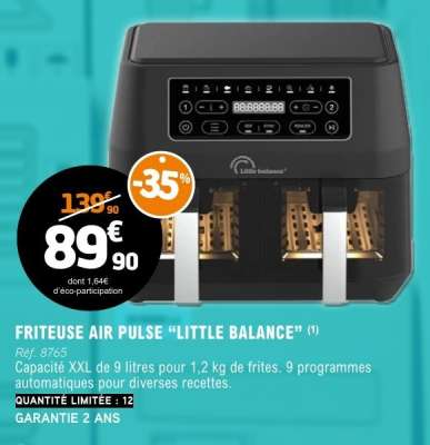 FRITEUSE AIR PULSE “LITTLE BALANCE”